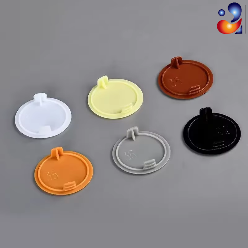 Furniture Hardware Fitting - Penutup Dekoratif Engsel Furnitur Plastik Bulat