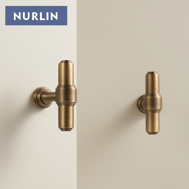 Furniture Hardware Manufacturer - Nurlin Kuningan Padat Perancis Retro Perunggu