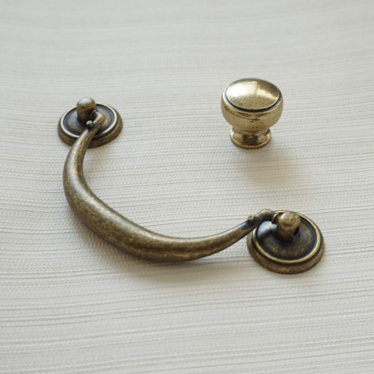 Kenop Kabinet Perunggu Antik,  - Furniture Hardware Drop Pulls ulasan dan harga
