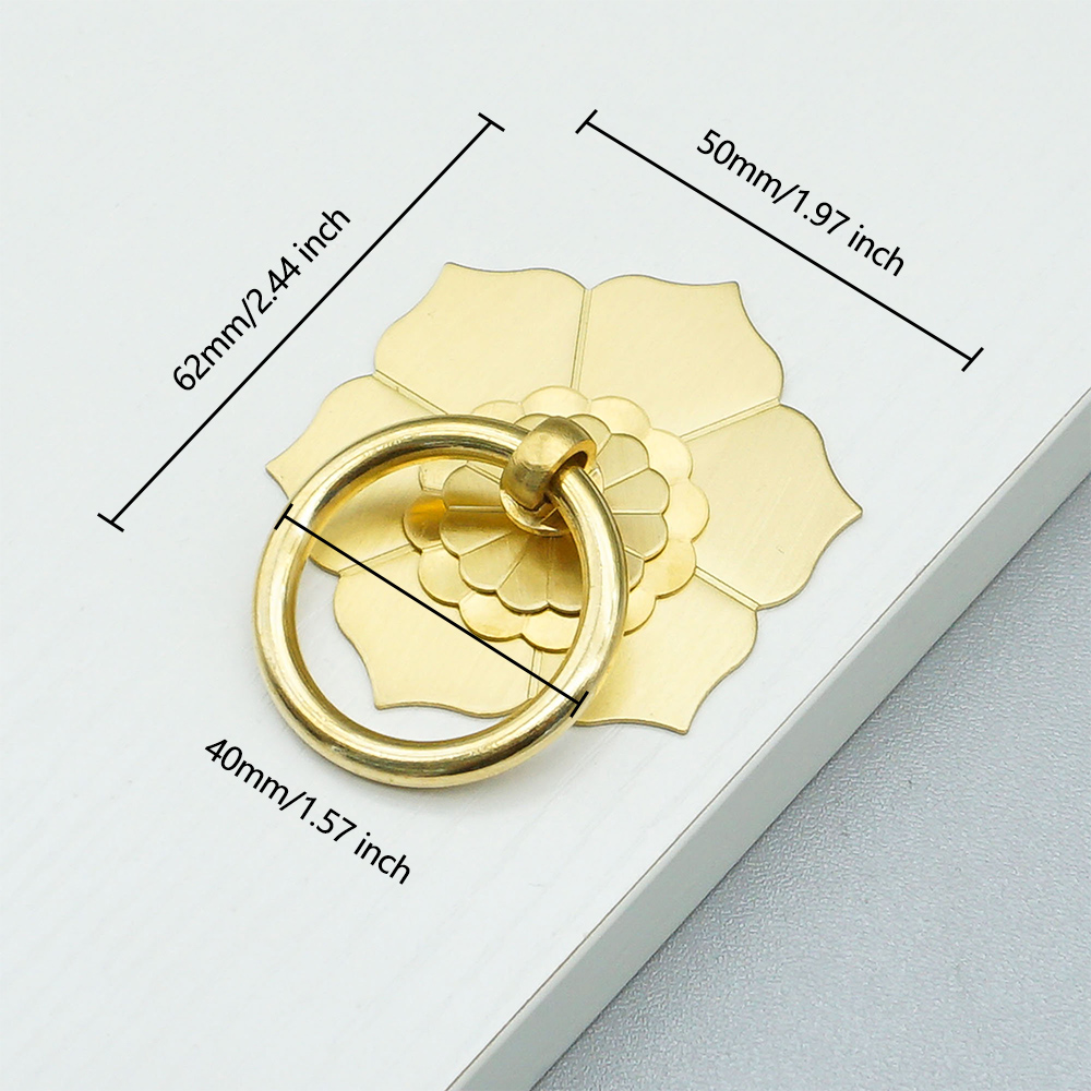 Gantungan cincin bunga kuninga - Furniture Hardware Drop Pulls ulasan dan harga