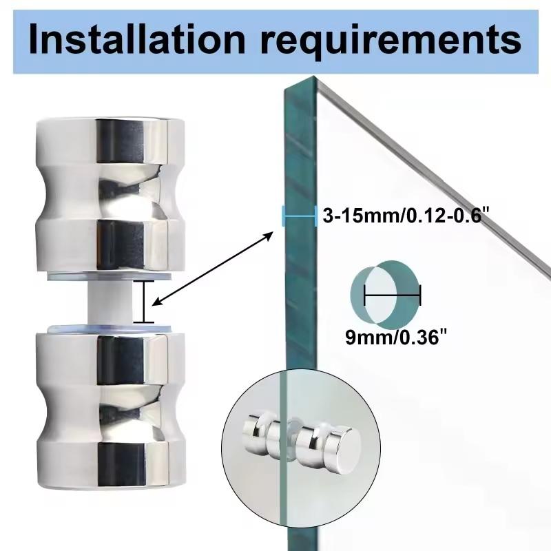Gagang Pintu Kaca Shower Berga - Furniture Hardware Fitting ulasan dan harga
