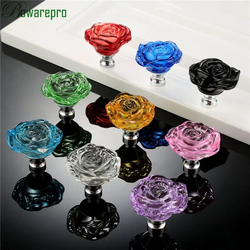 Bowarepro 50MM Kristal Mawar K - Furniture Hardware Jig ulasan dan harga