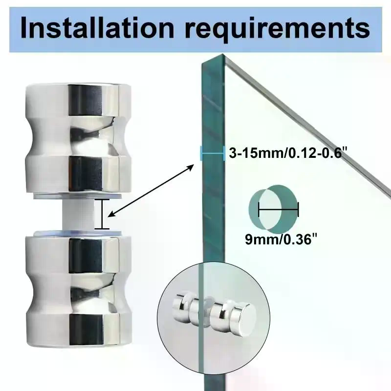 Gagang Pintu Kaca Shower Berga - Furniture Hardware Fitting ulasan dan harga
