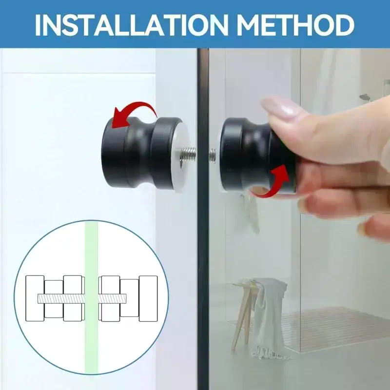 Gagang Pintu Kaca Shower Berga - Furniture Hardware Fitting ulasan dan harga