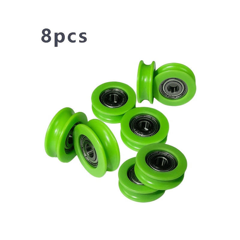 Roda Pulley Pemandu U-Groove 8 - Furniture Hardware Lowes ulasan dan harga