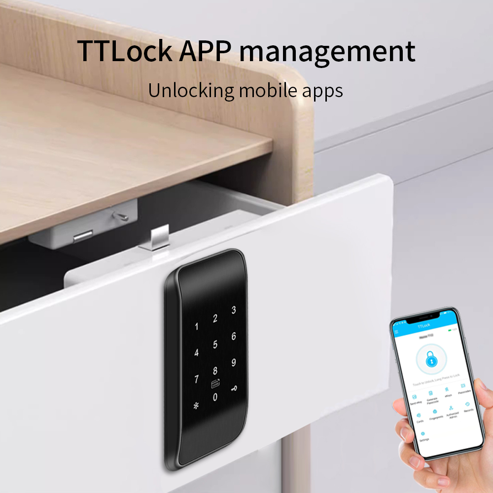 TTLOCK kunci laci sidik jari 1 - Furniture Hardware Manufacturer ulasan dan harga