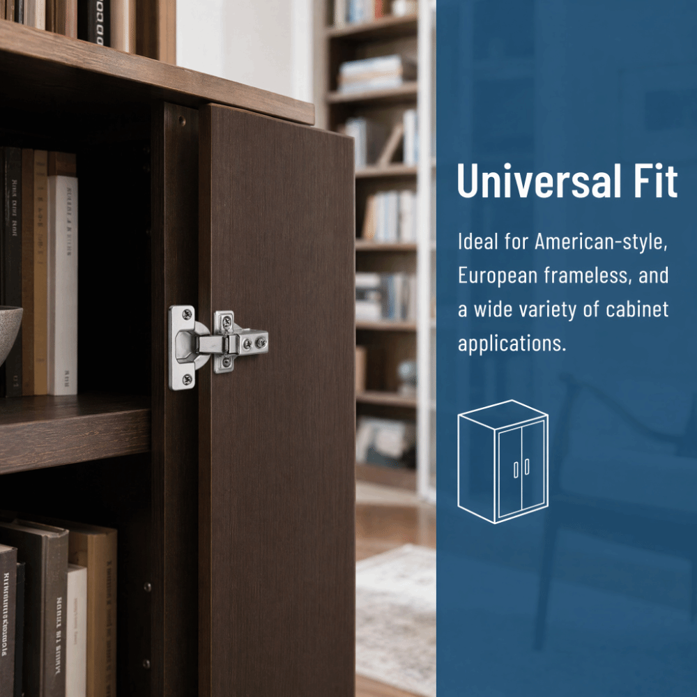 2 Buah Engsel Penutup Lembut 1 - Cabinet Hinge Overlay ulasan dan harga
