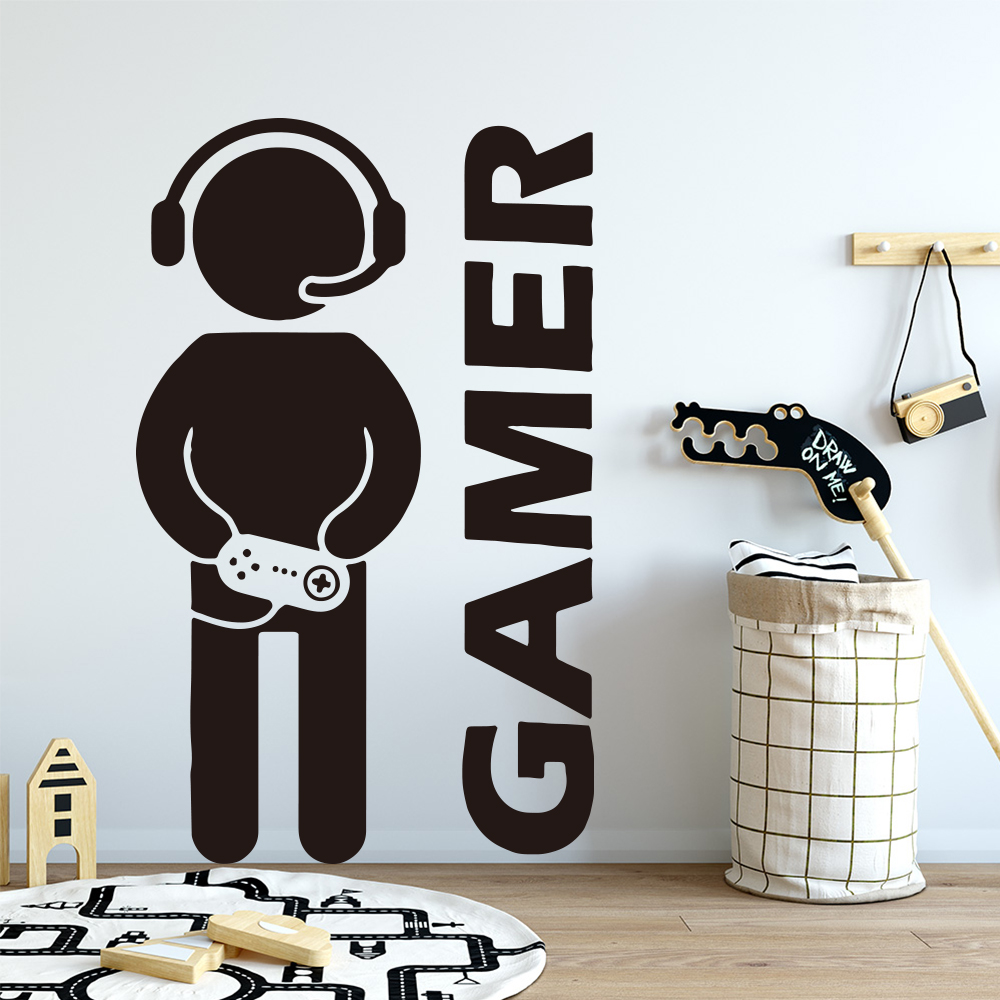 1 buah Gamer stiker seni dindi - Furniture Hardware Manufacturer ulasan dan harga
